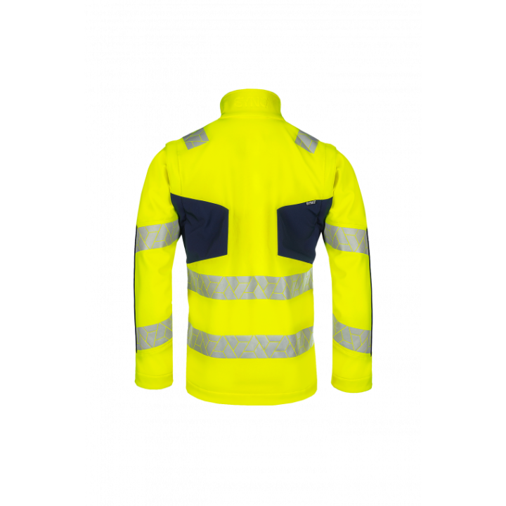Veste softshell haute visibilité modulable SYNQ Ledstart