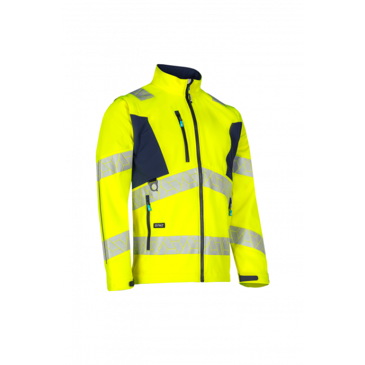 Veste softshell haute visibilité modulable SYNQ Ledstart