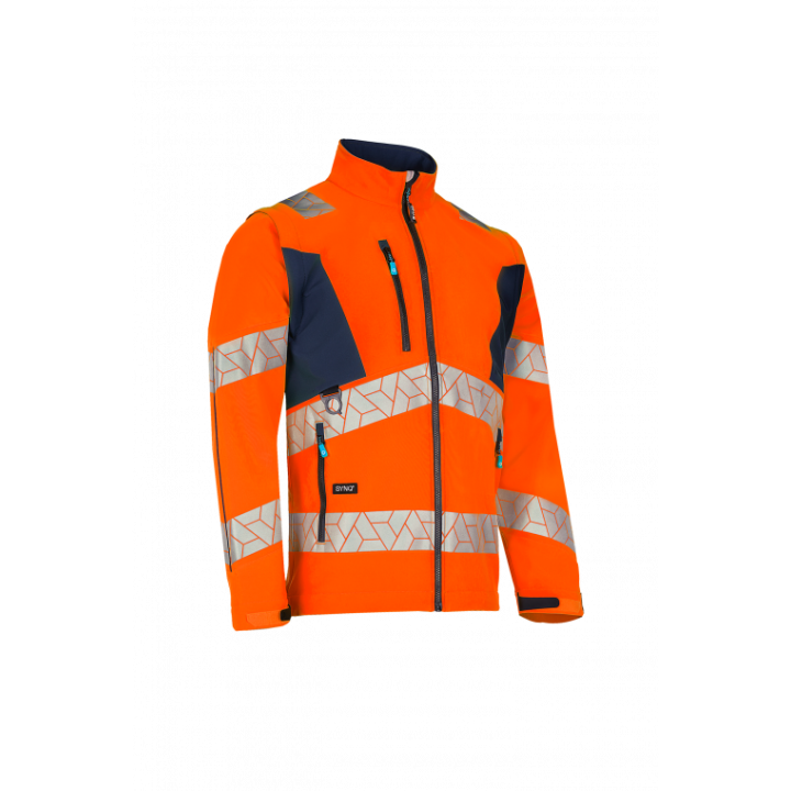 Veste softshell haute visibilité modulable SYNQ Ledstart
