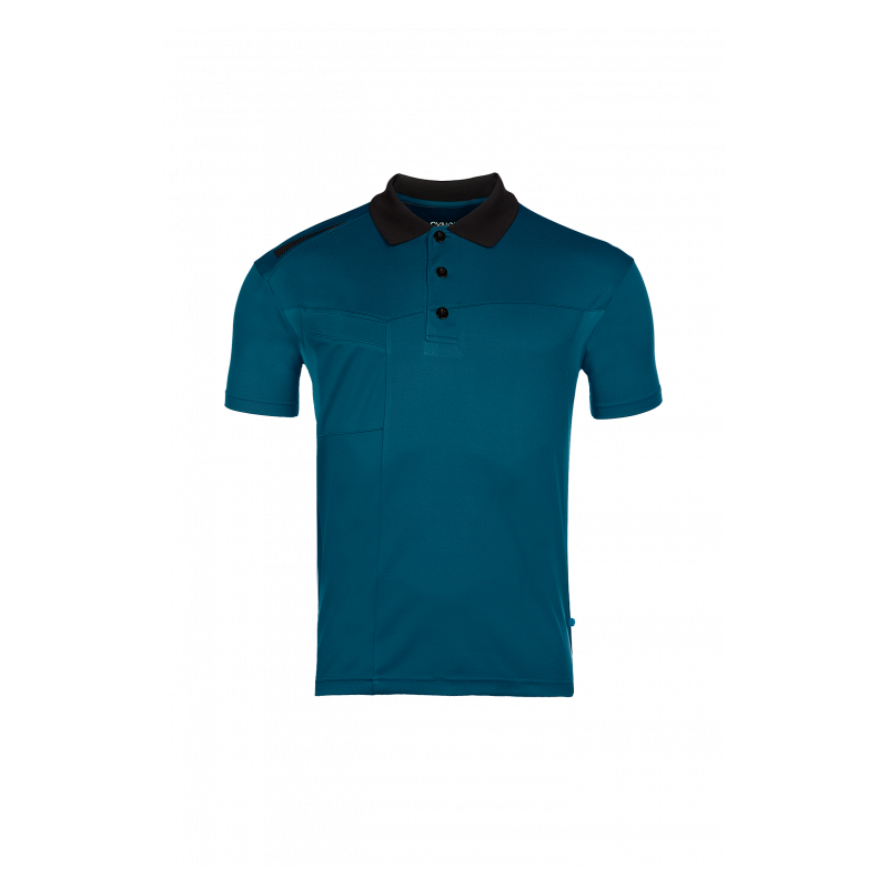 Polo manches courtes AQRO – léger, durable et écologique avec 50% polyester recyclé