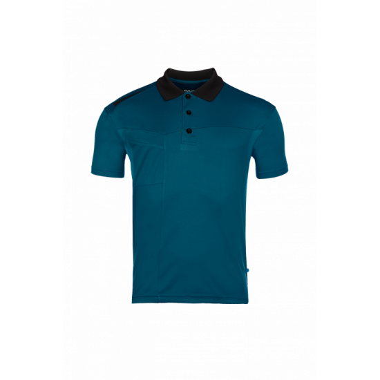 Polo manches courtes AQRO – léger, durable et écologique avec 50% polyester recyclé
