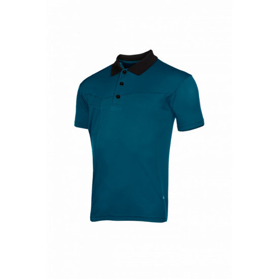 Polo manches courtes AQRO – léger, durable et écologique avec 50% polyester recyclé