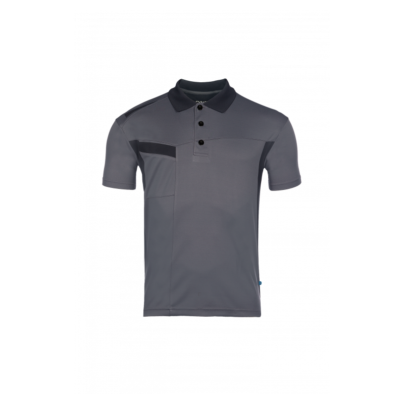 Polo manches courtes AQRO – léger, durable et écologique avec 50% polyester recyclé