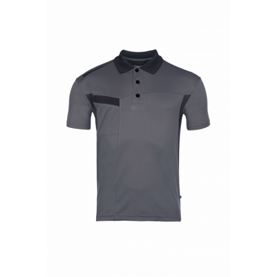 Polo manches courtes AQRO – léger, durable et écologique avec 50% polyester recyclé
