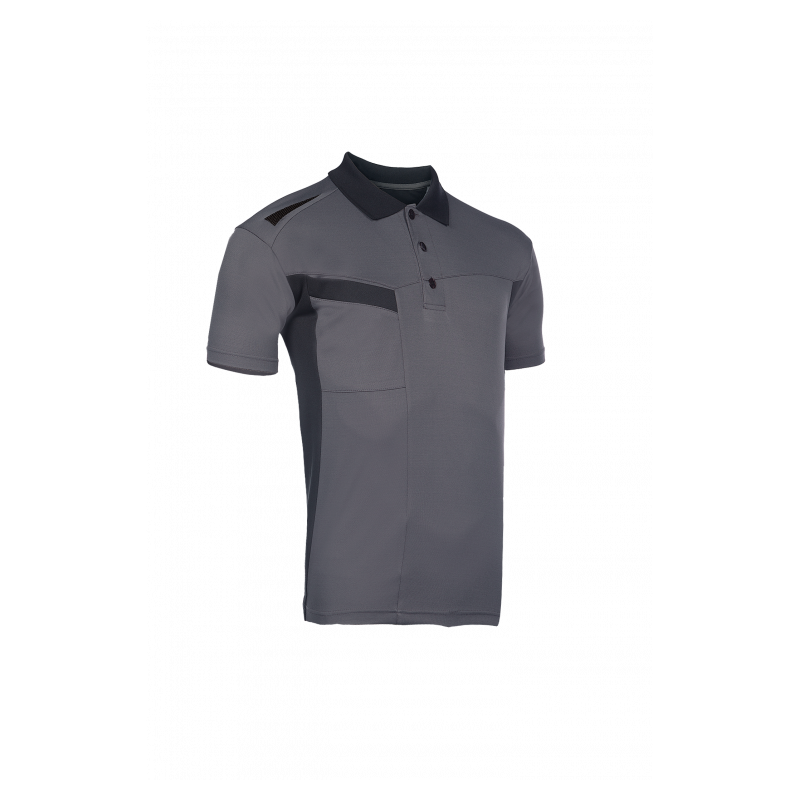 Polo manches courtes AQRO – léger, durable et écologique avec 50% polyester recyclé