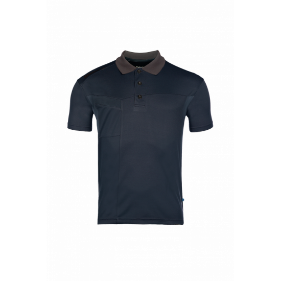 Polo manches courtes AQRO – léger, durable et écologique avec 50% polyester recyclé