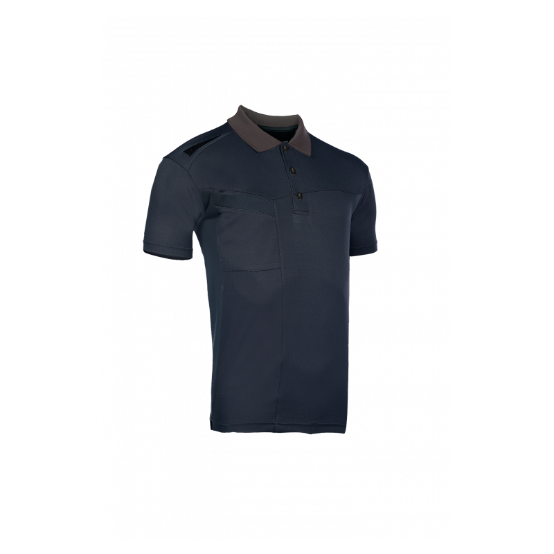 Polo manches courtes AQRO – léger, durable et écologique avec 50% polyester recyclé