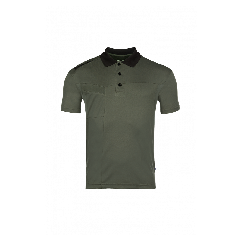 Polo manches courtes AQRO – léger, durable et écologique avec 50% polyester recyclé