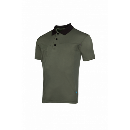 Polo manches courtes AQRO – léger, durable et écologique avec 50% polyester recyclé