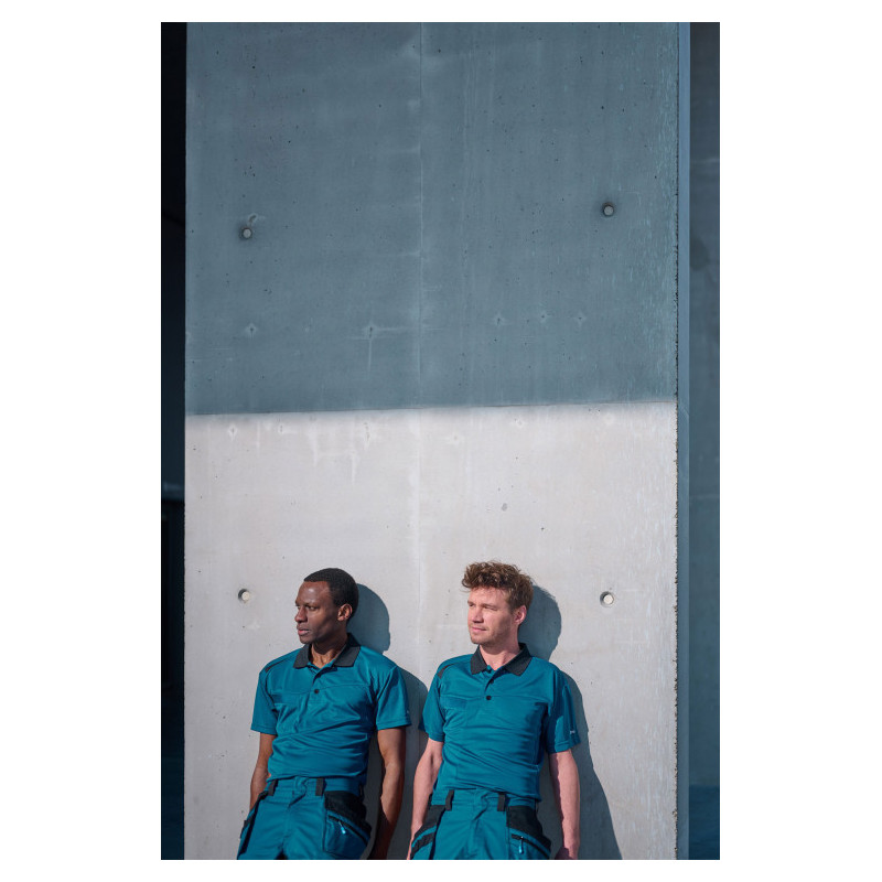 Polo manches courtes AQRO – léger, durable et écologique avec 50% polyester recyclé
