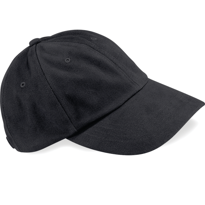 Casquette profil bas en coton brossé