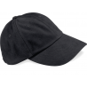 Casquette profil bas en coton brossé