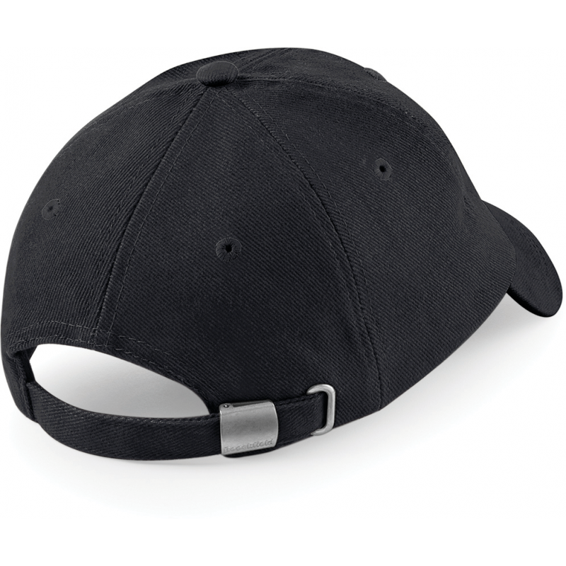 Casquette profil bas en coton brossé