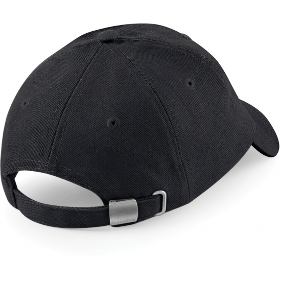 Casquette profil bas en coton brossé
