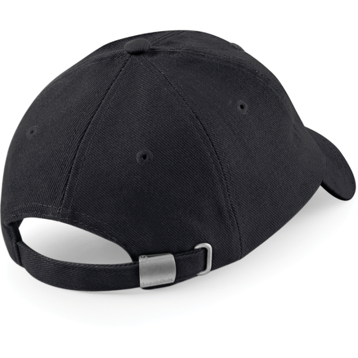 Casquette profil bas en coton brossé