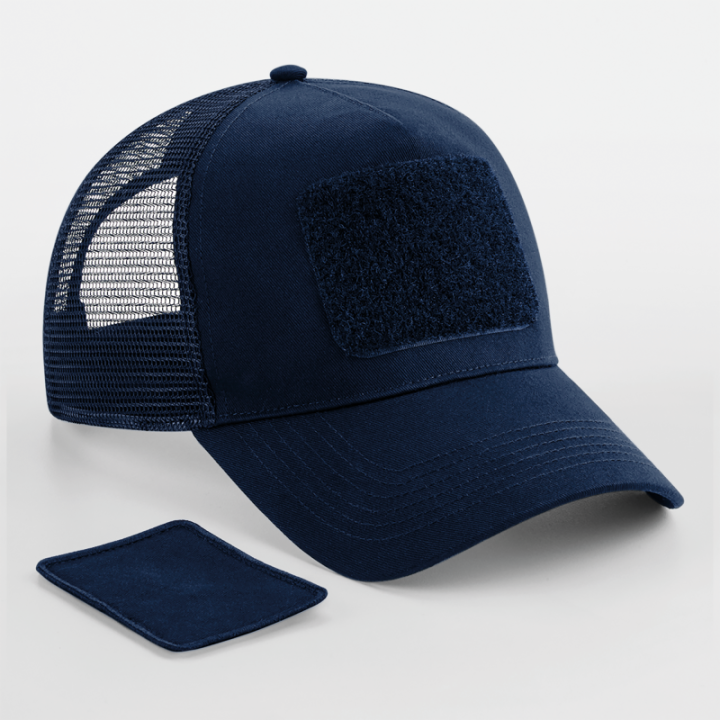 Casquette filet réglable avec patch amovible confort et respirante