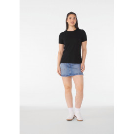T-shirt col rond femme couleur pastel