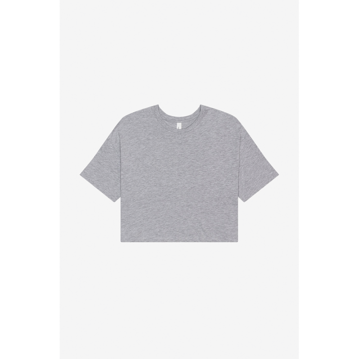 T-shirt crop femme ample et confort