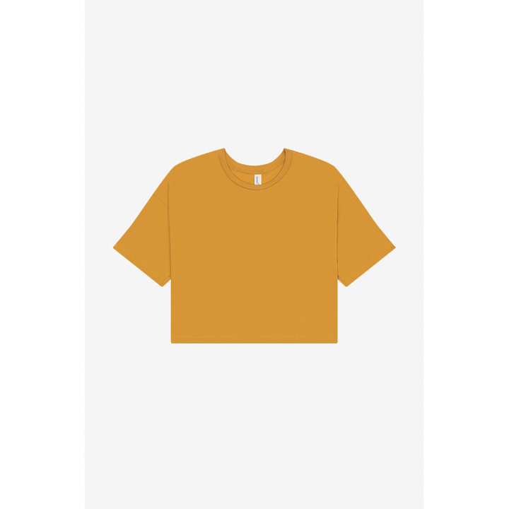 T-shirt crop femme ample et confort