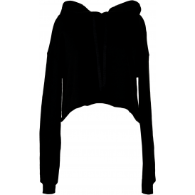 Sweat-shirt crop à capuche (2)