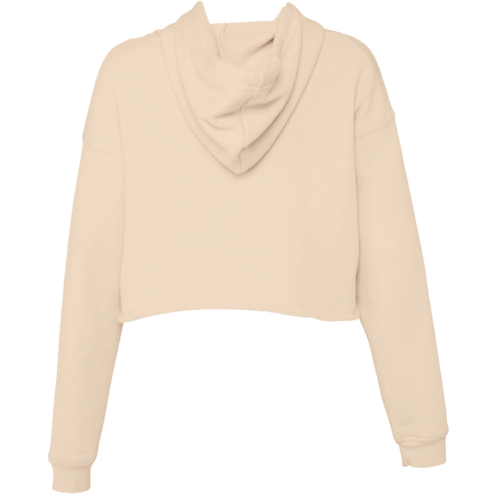 Sweat-shirt crop à capuche