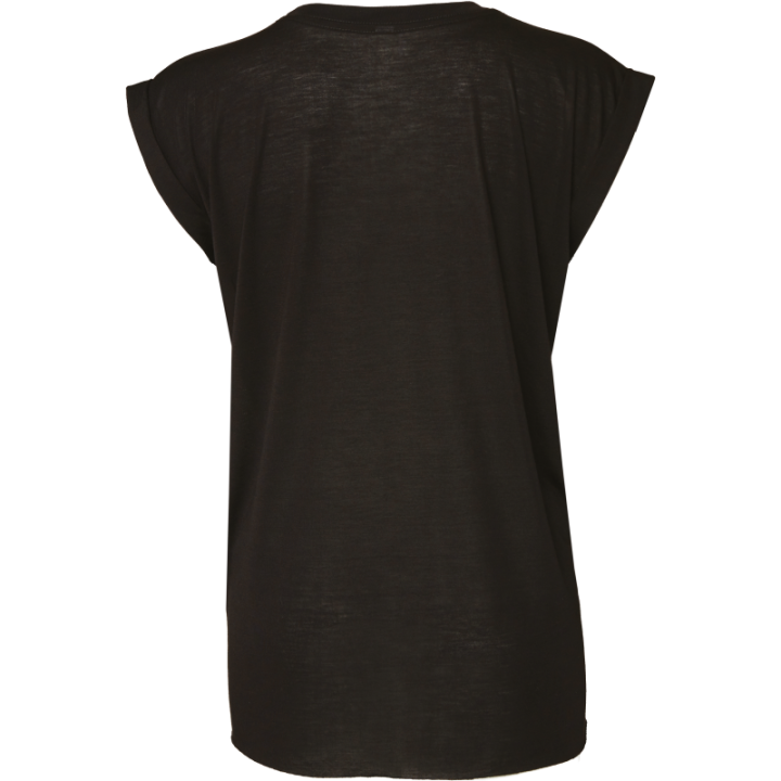 T-shirt Flowy à manches roulottées