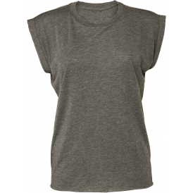 T-shirt Flowy à manches roulottées
