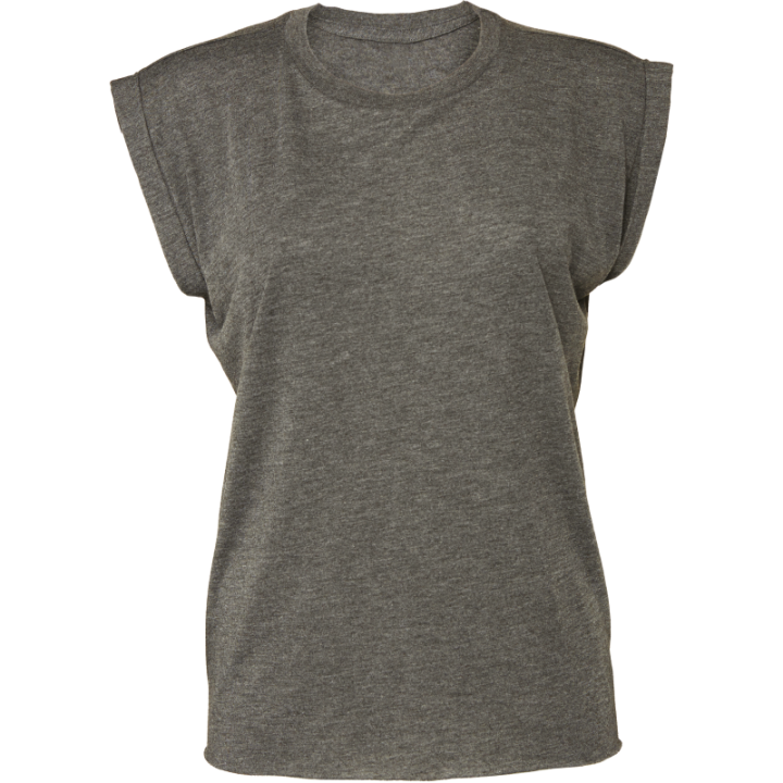 T-shirt Flowy à manches roulottées