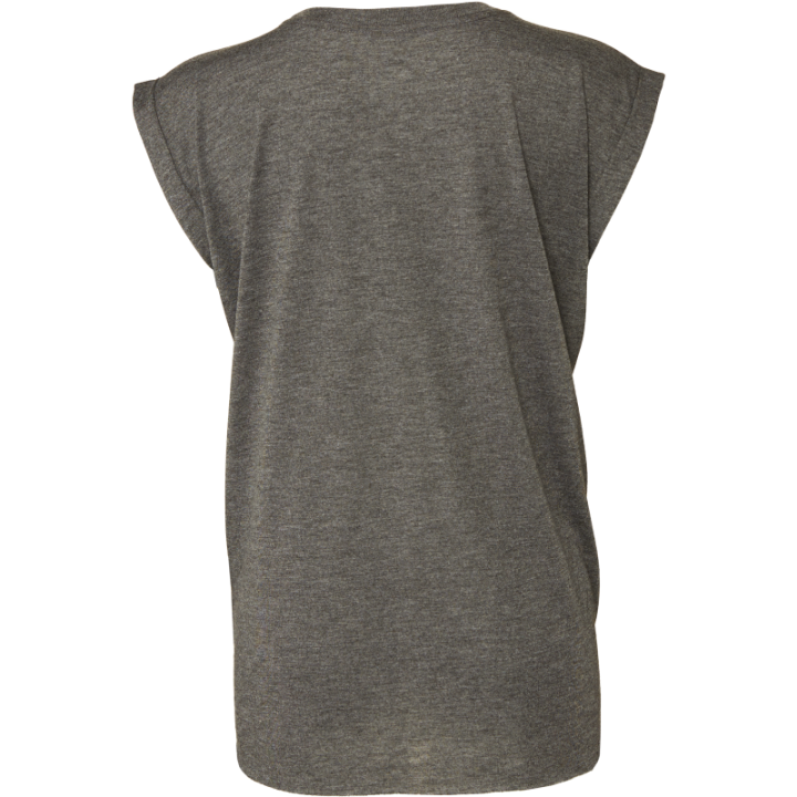 T-shirt Flowy à manches roulottées