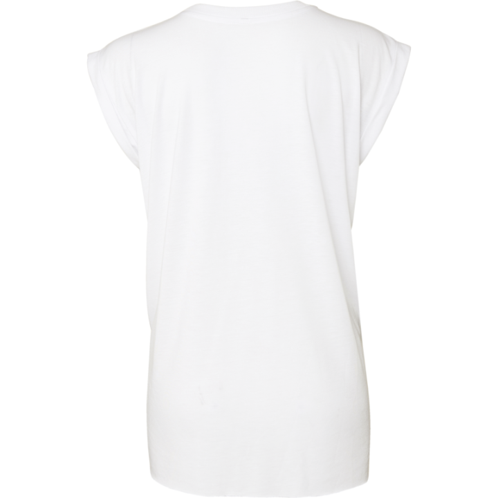 T-shirt Flowy à manches roulottées