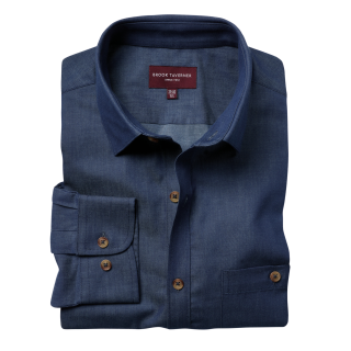 Chemise bleu coupe ajustée