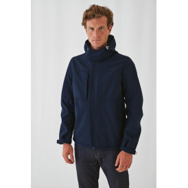 Veste capuche homme softshell B&C