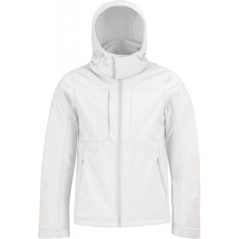 Veste capuche homme softshell B&C