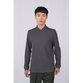 Polo homme manches longues doux et agréable