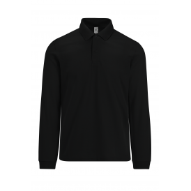 Polo homme manches longues doux et agréable (2)