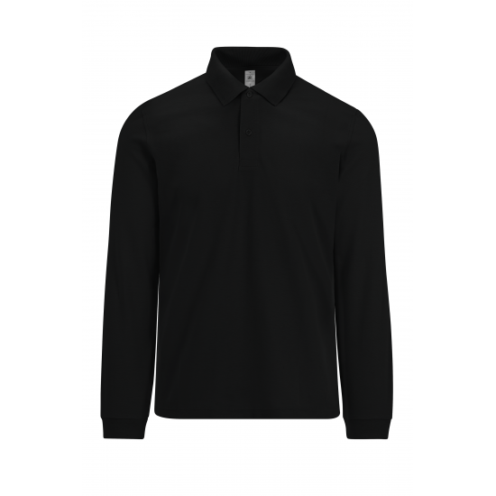 Polo homme manches longues doux et agréable