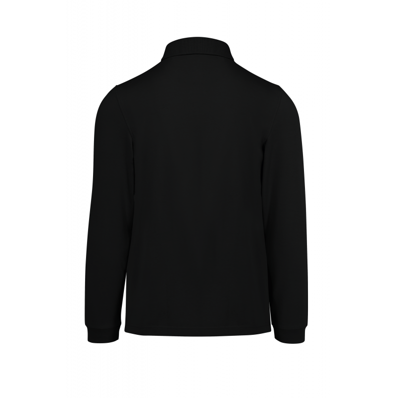 Polo homme manches longues doux et agréable