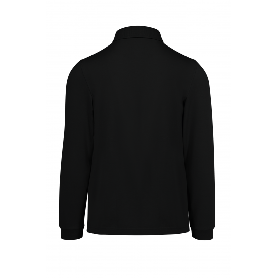 Polo homme manches longues doux et agréable
