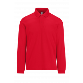 Polo 210 homme manches longues doux et agréable