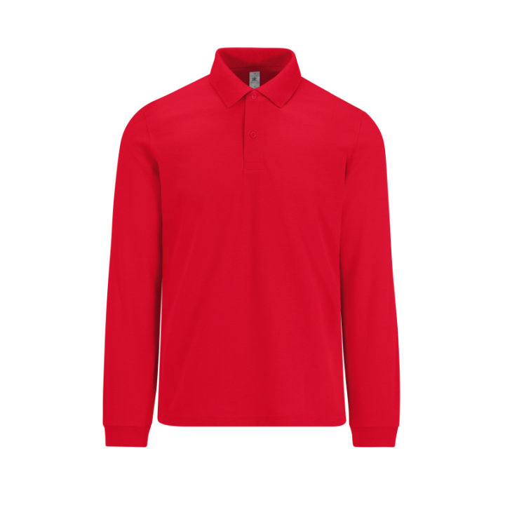 Polo 210 homme manches longues doux et agréable