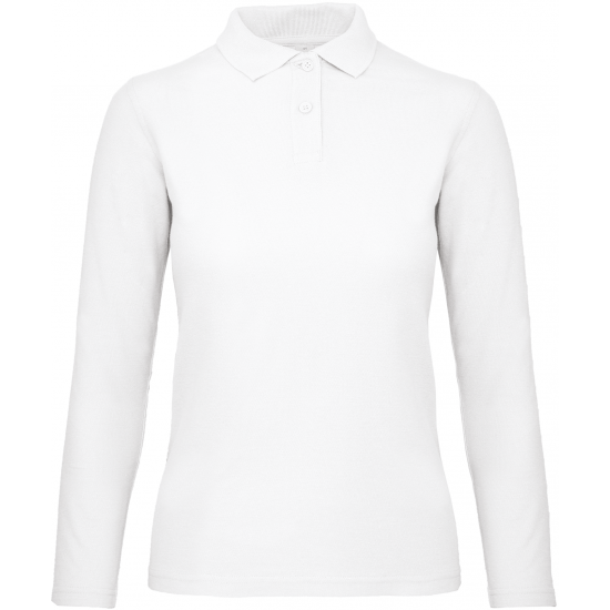 Polo femme manches longues