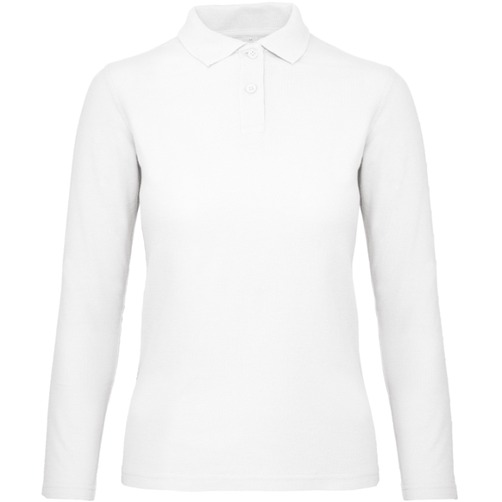 Polo femme manches longues