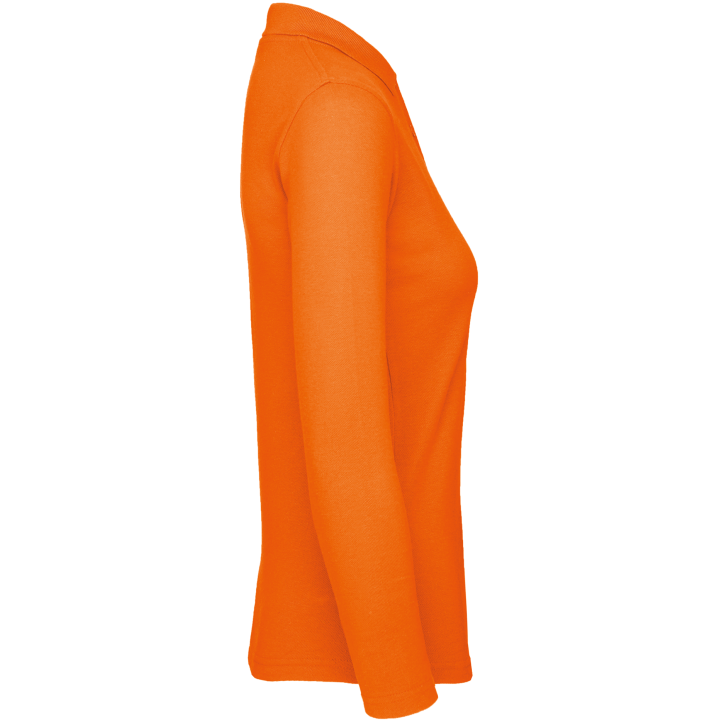 Polo femme manches longues