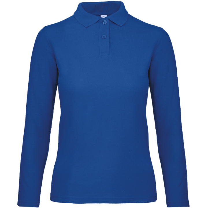 Polo femme manches longues