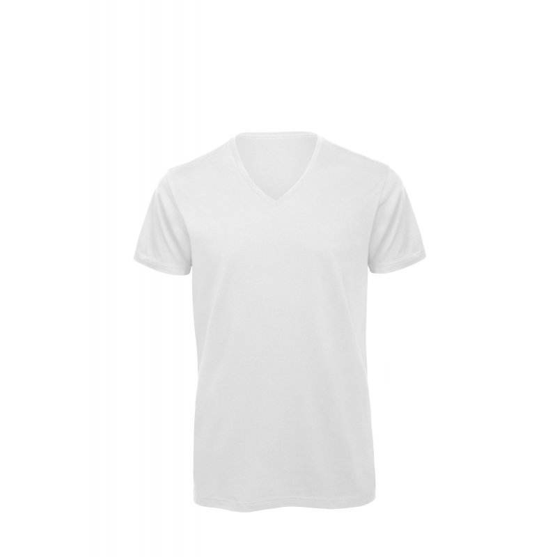 T-shirt Organic col V Homme