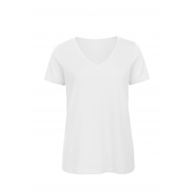 T-shirt Organic col V Femme (2)