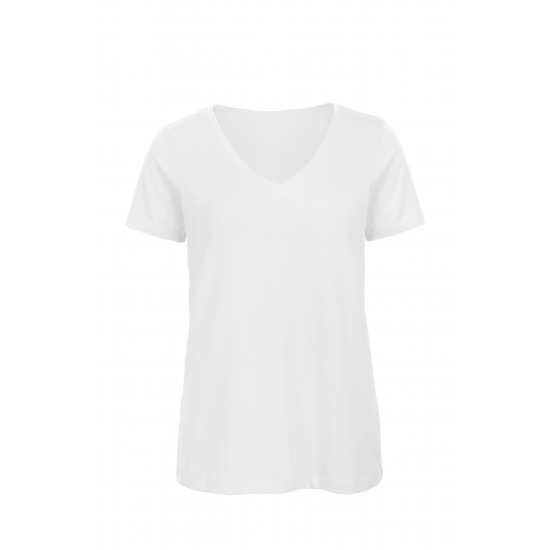T-shirt Organic col V Femme