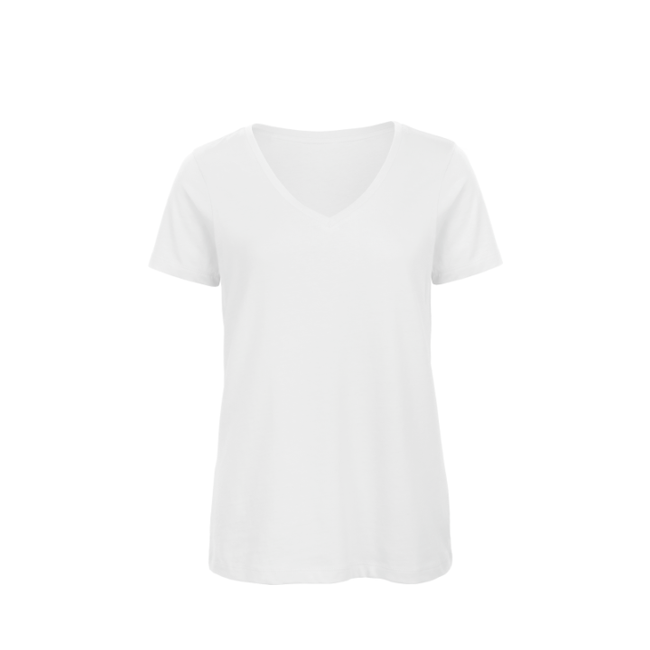 T-shirt Organic col V Femme
