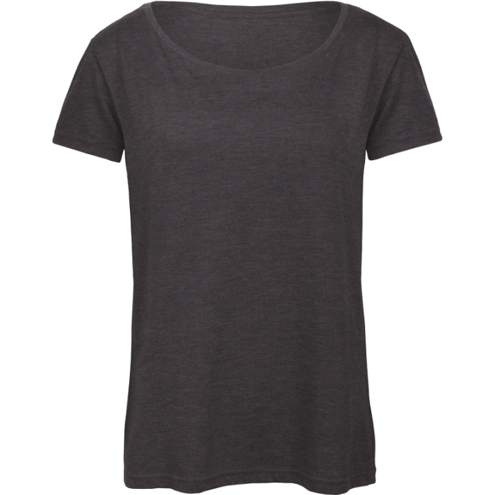 T-shirt Triblend col rond Femme