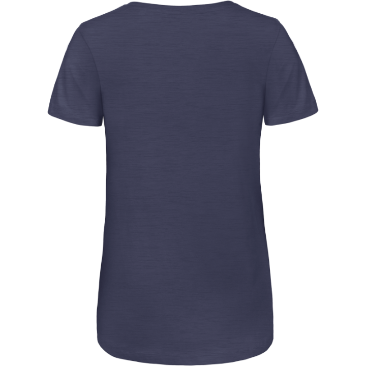 T-shirt Triblend col V Femme